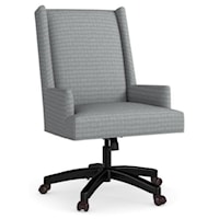 Stockton Office Desk Swivel Chair on Casters