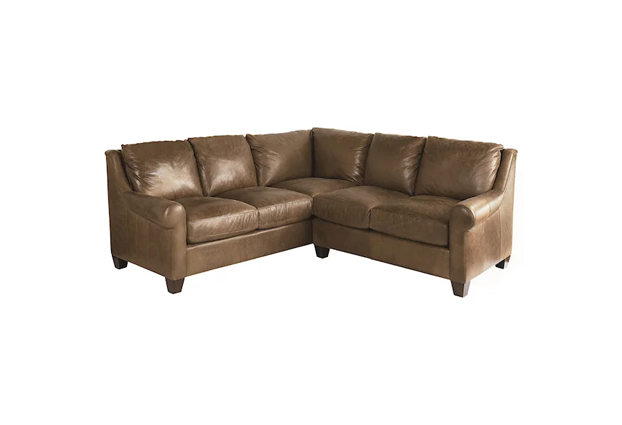 Ellery 4 Seat Sectional by Bassett at Fashion Furniture