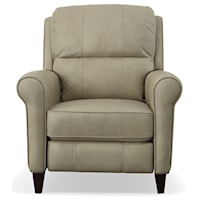 Transitional Power High-Leg Recliner with Power Headrest