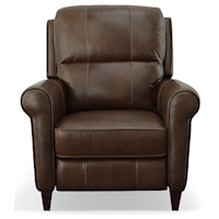 Transitional Power High-Leg Recliner with Power Headrest