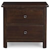 Bassett Heritage Heritage Maple 2 Drawer Nightstand