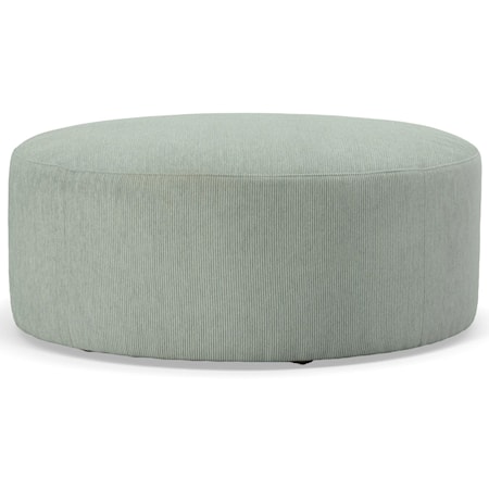 Round Cocktail Ottoman