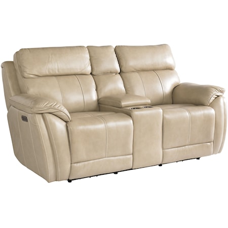 Zero Gravity Power Loveseat With Console