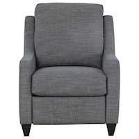 Customizable Power Headrest Recliner with Slope Arms and Tapered Feet