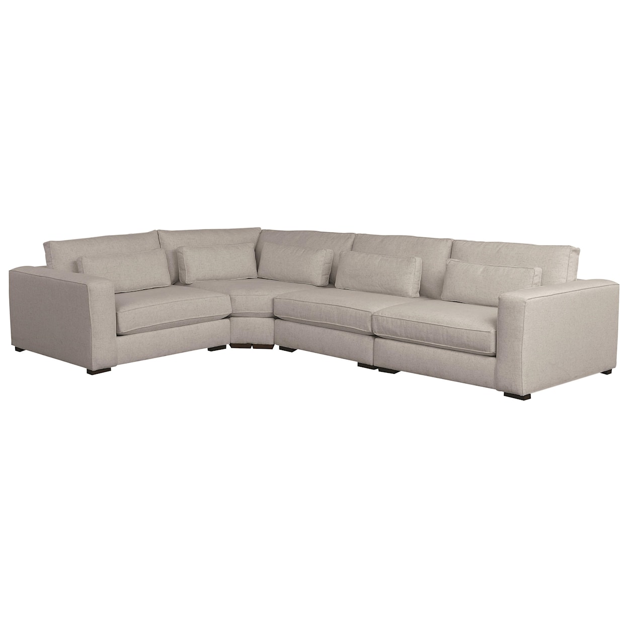Bassett Moby 4pc Sectional