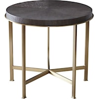 24 inch Round Axel Side Table