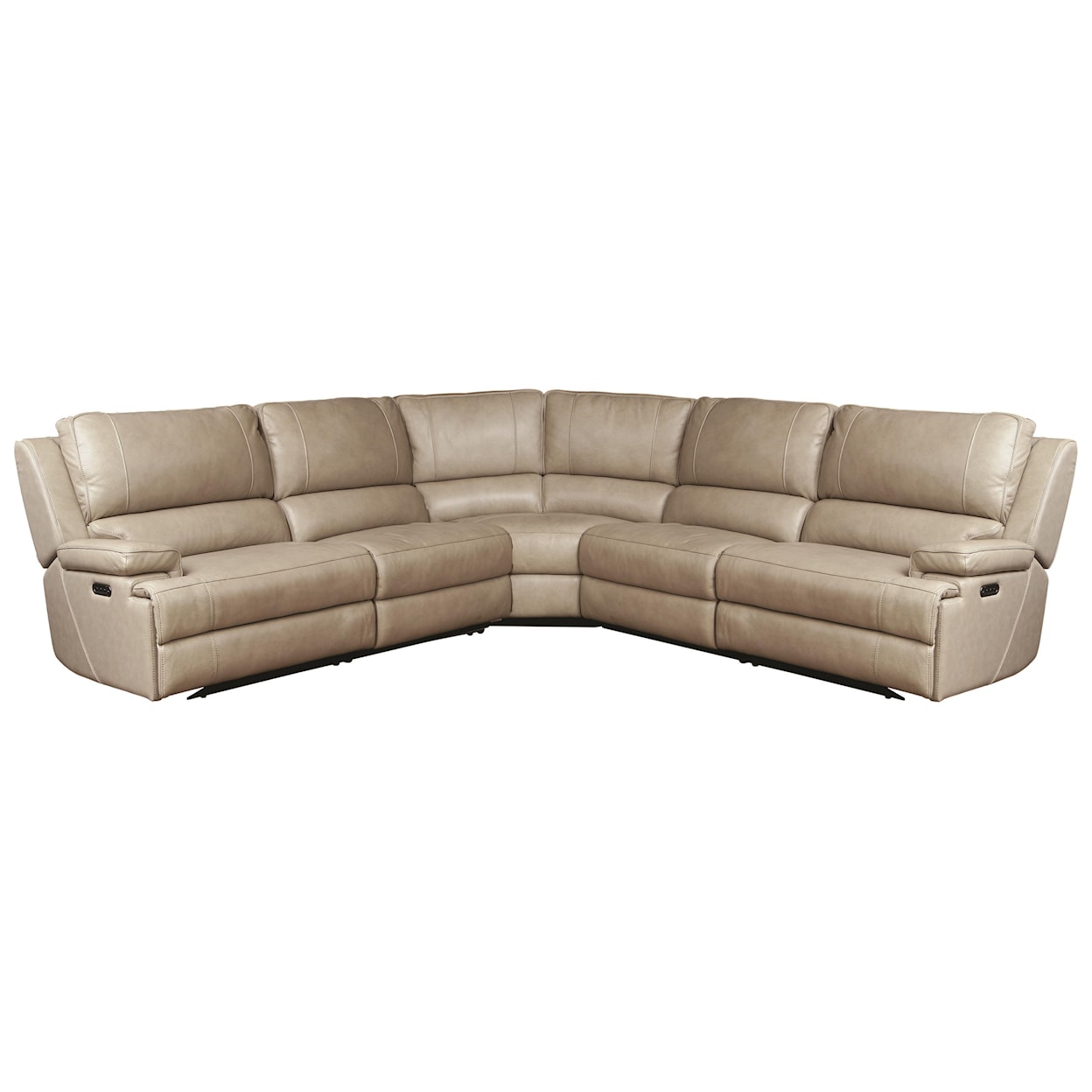 Bassett Club Level - Parsons Power Reclining Sectional