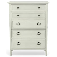 Coastal Chest of Drawers with Cedar-Lined Drawer