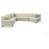Three Piece Sectional with Bumper