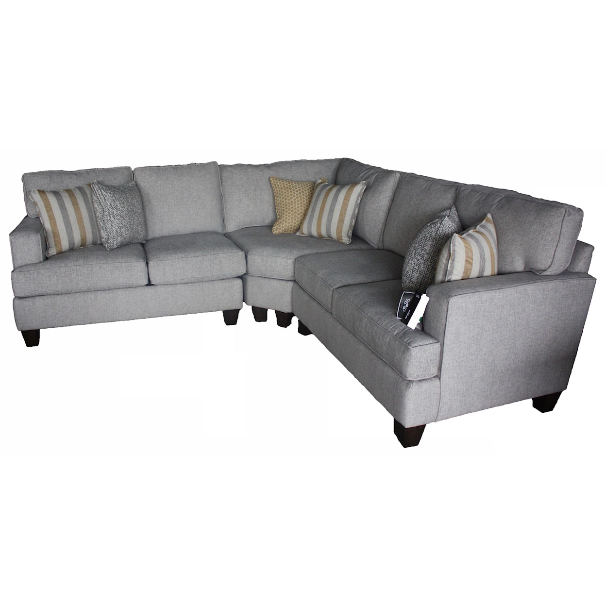 Bassett Style Solutions Tanner 3 Piece Sectional