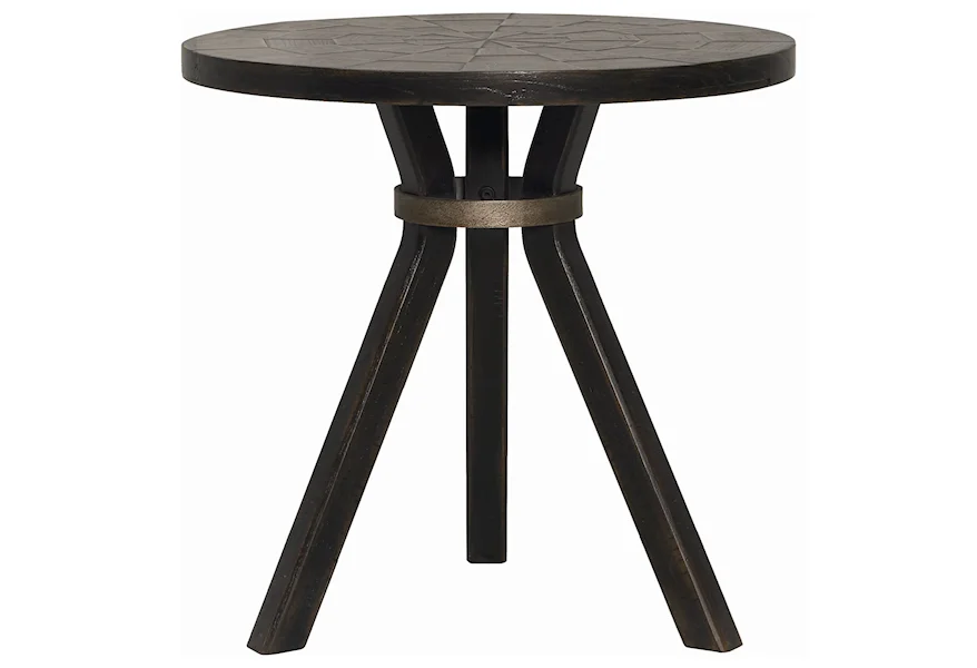 Woodridge Round Drink Table by Bassett at Furniture Discount Warehouse TM