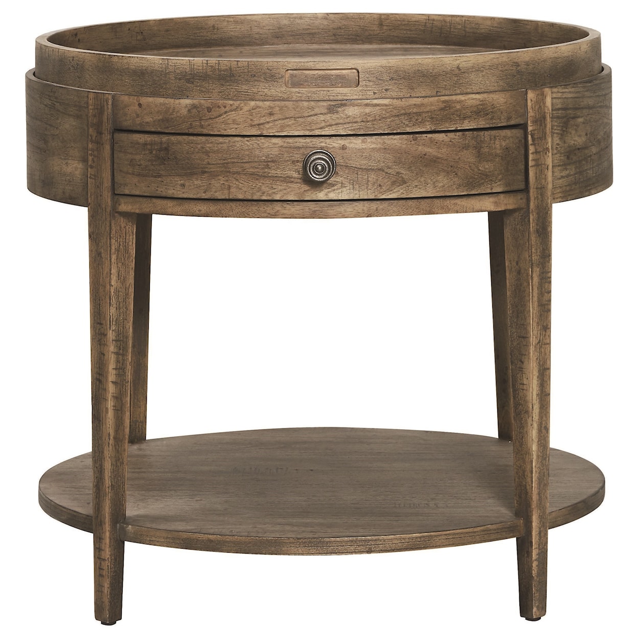 Bassett Woodridge Round End Table