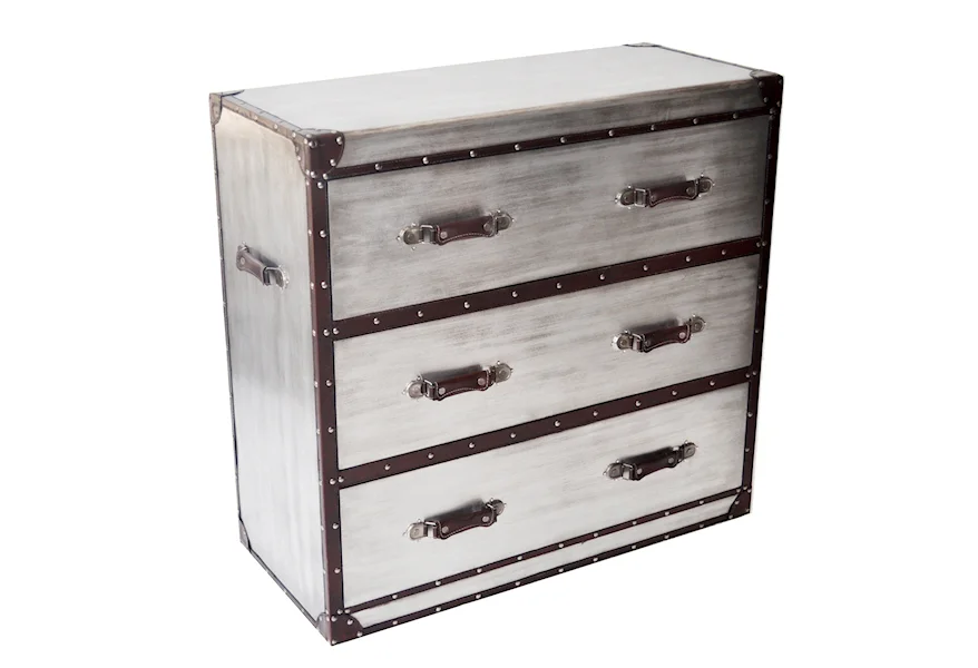 Belgian Luxe Aeroway Hall Chest by Bassett Mirror at Alison Craig Home Furnishings