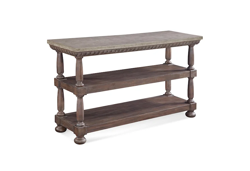 Belgian Luxe Worthington Console by Bassett Mirror at Alison Craig Home Furnishings