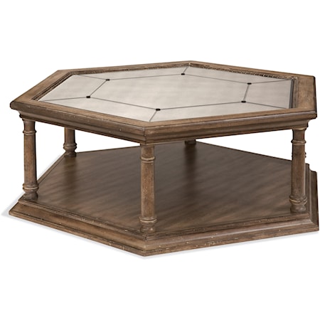 Galliano Octagon Cocktail Table