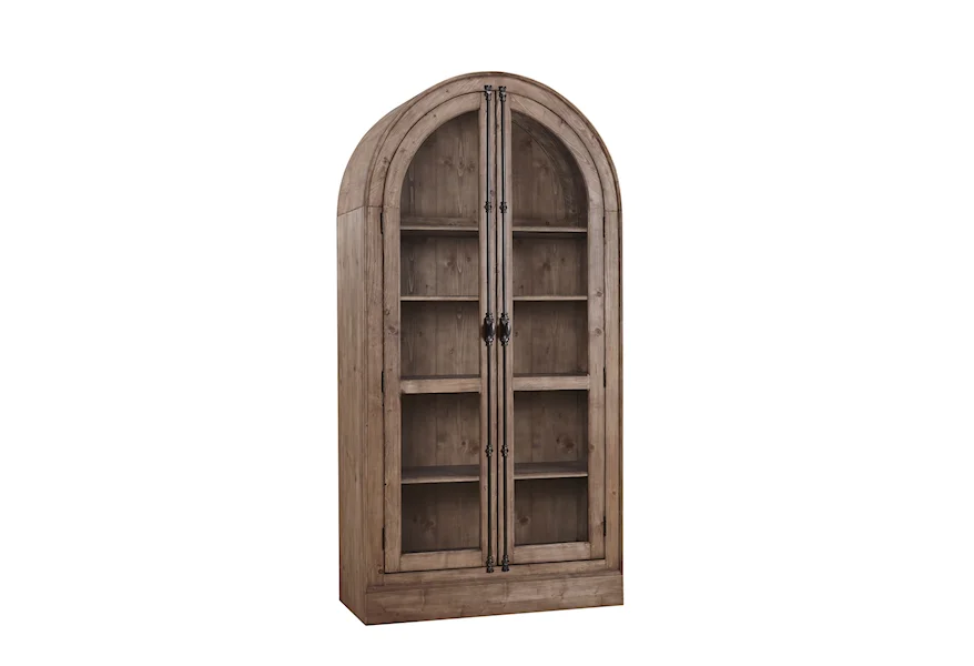 Belgian Luxe Kinzie Bunching Curio by Bassett Mirror at Alison Craig Home Furnishings