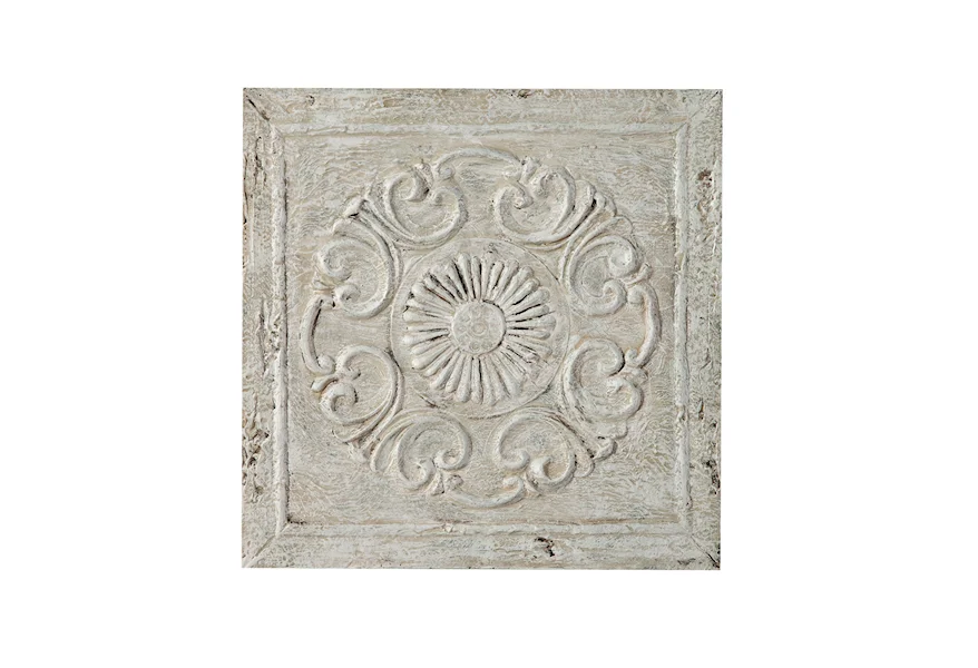 Belgian Luxe Rosette Wall Hanging by Bassett Mirror at Alison Craig Home Furnishings