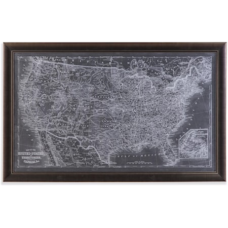 US Map Blueprint