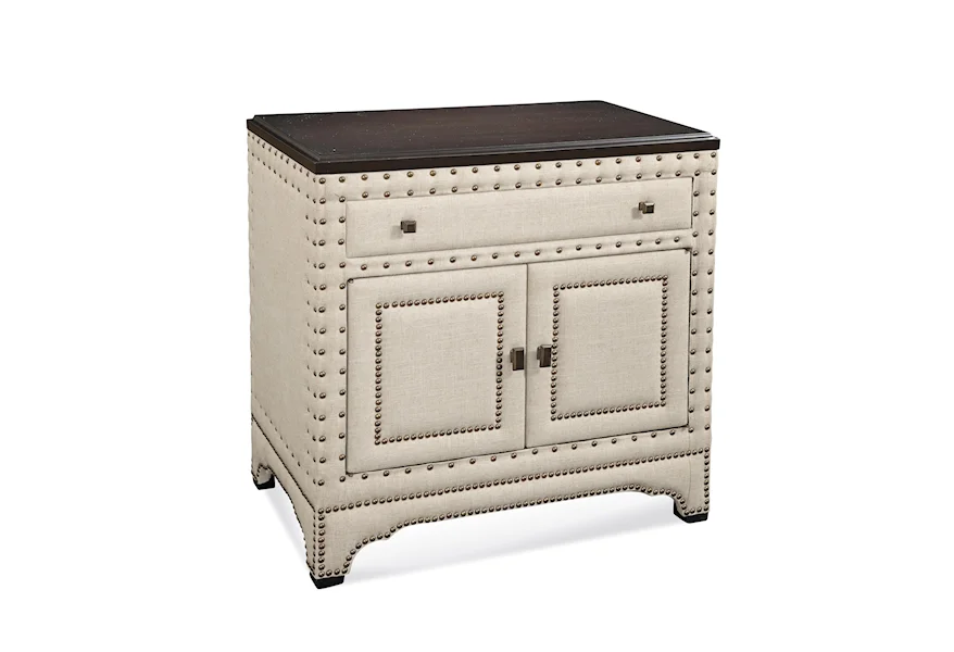 Belgian Luxe Hampton Commode by Bassett Mirror at Alison Craig Home Furnishings