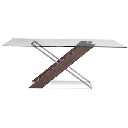 Rectangle Glass Dining Table