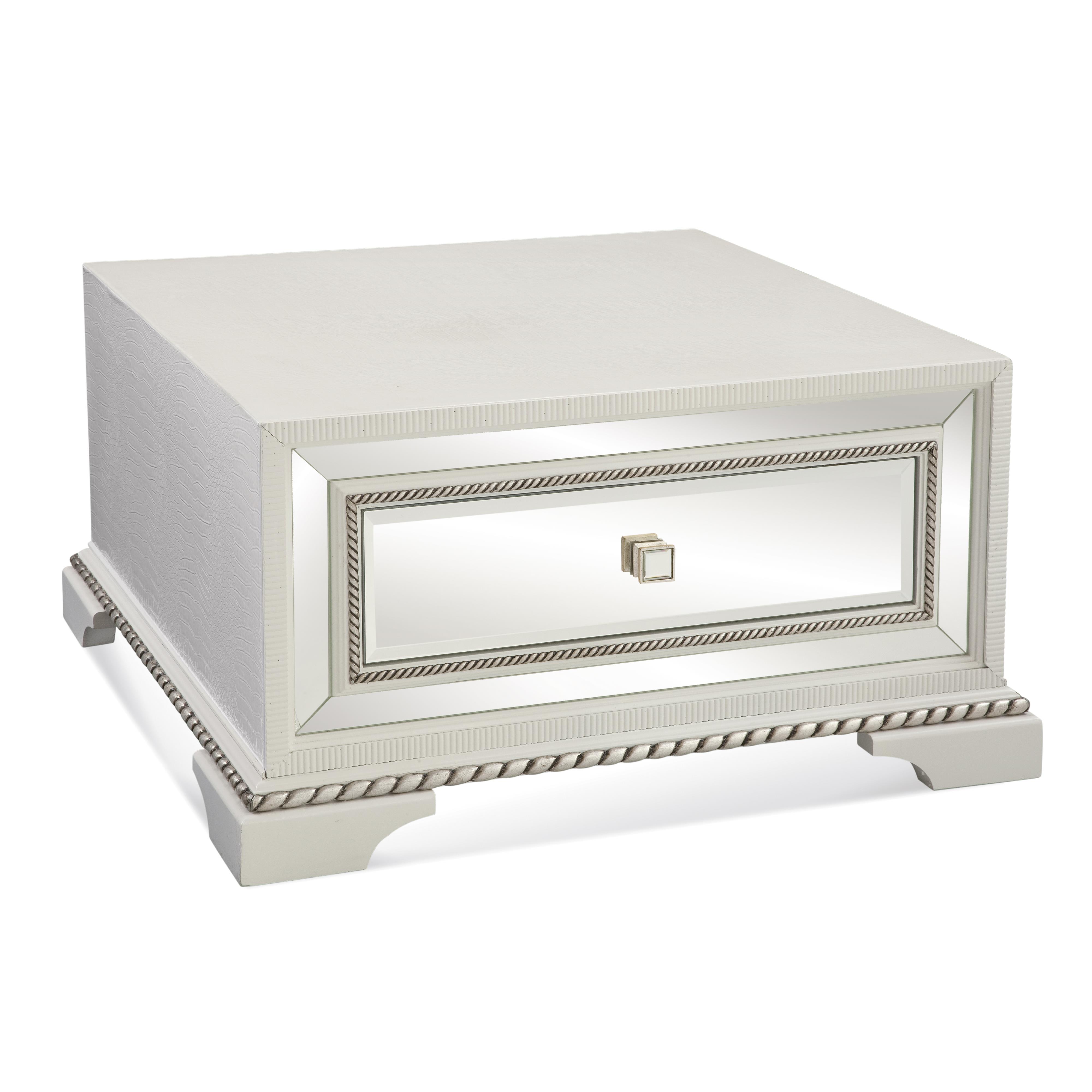 Armando Square Cocktail Table w/Casters