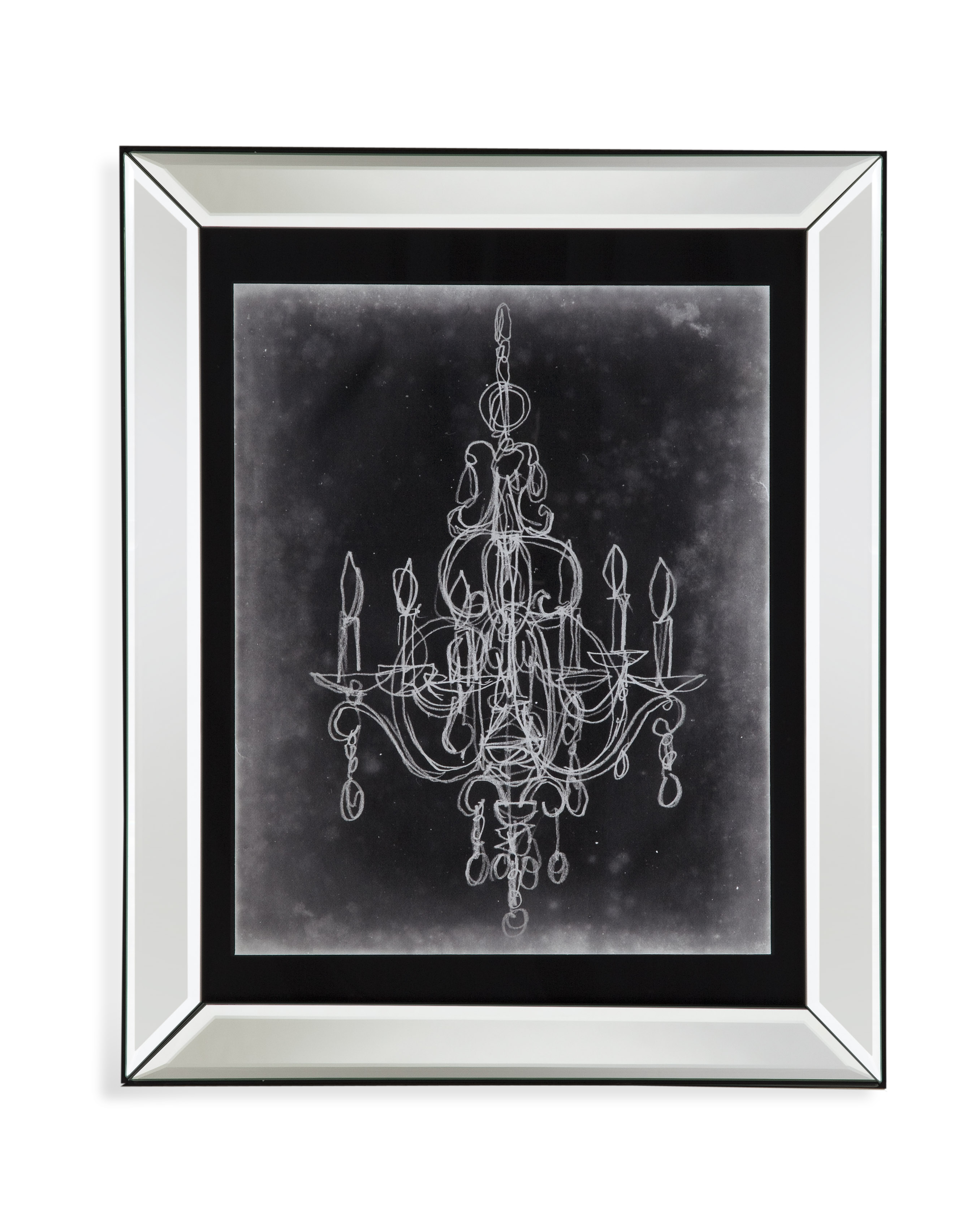 Chalkboard Chandelier Sketch IV