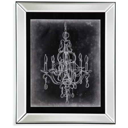 Chalkboard Chandelier Sketch IV