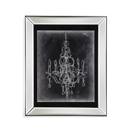 Chalkboard Chandelier Sketch IV