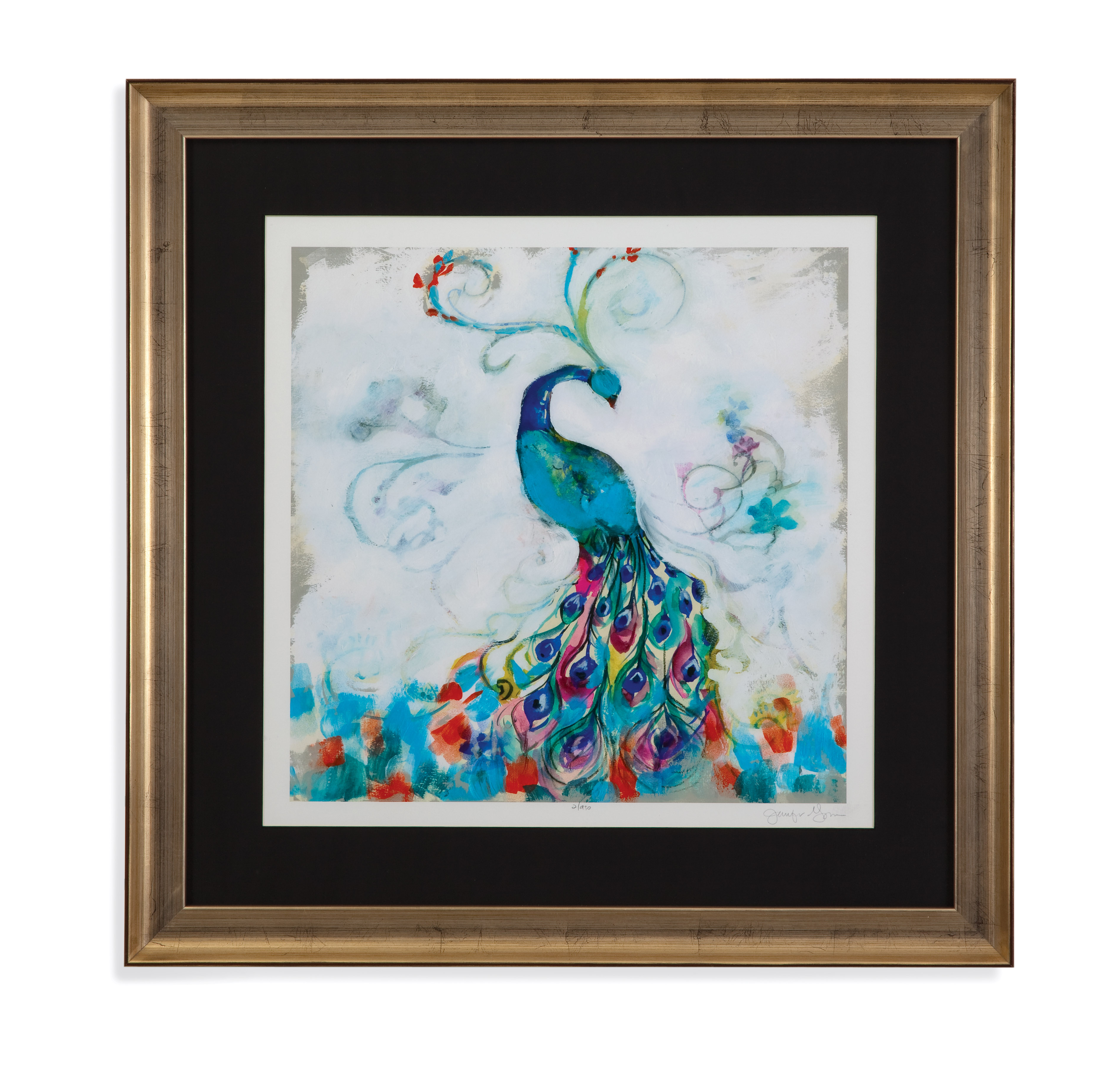 Confetti Peacock I