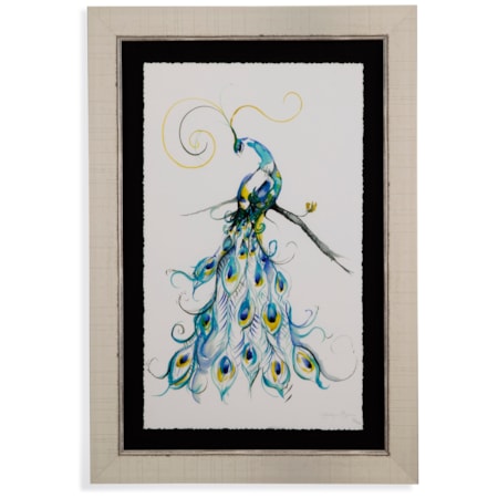 Aquarelle Peacock II