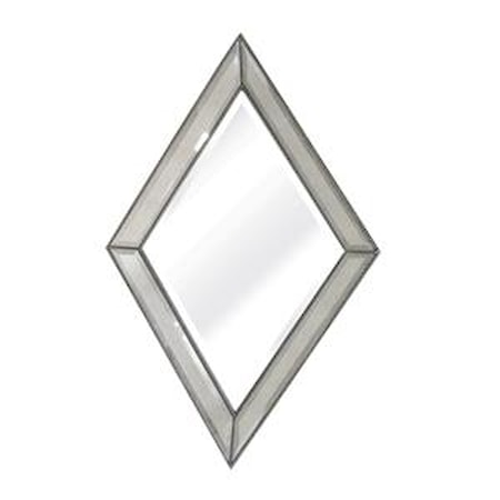 Beaded Diamond Wall Mirror