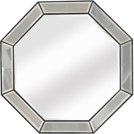 Beaded Octagon Wall Mirror