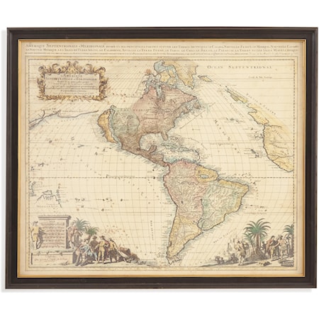 Antique Map of America II