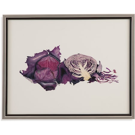 Watercolor Purple Cabbage