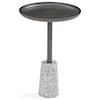 Bassett Mirror Occasional Tables Terazzo Metal End Table