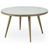 Bassett Mirror Occasional Tables Brass/Marble Cocktail Table
