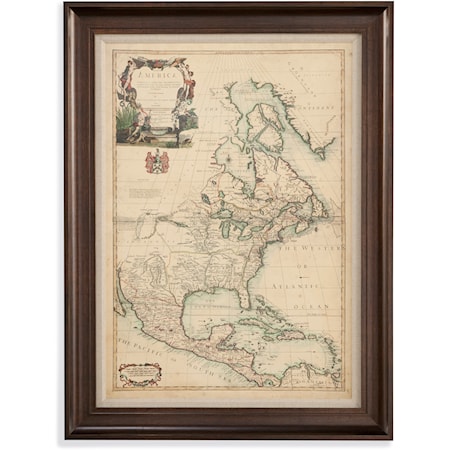 Antique Map of America III