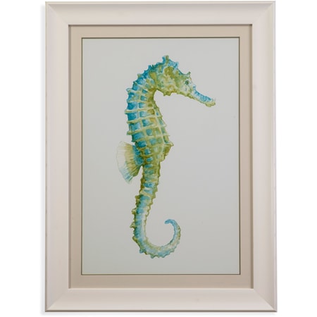 Watercolor Seahorse I