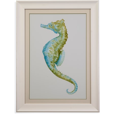 Watercolor Seahorse II