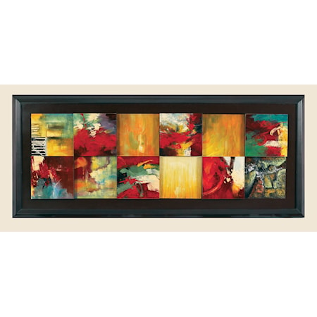 Red Abstract- Canvas Frame