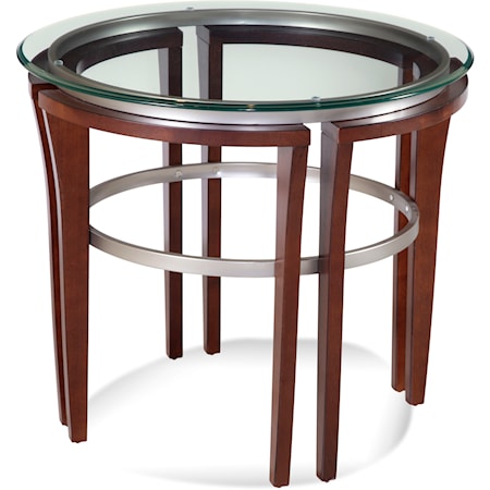 Fusion Round End Table