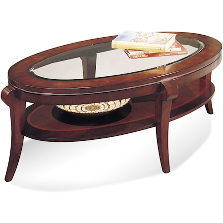 Ashland Heights Oval Cocktail Table