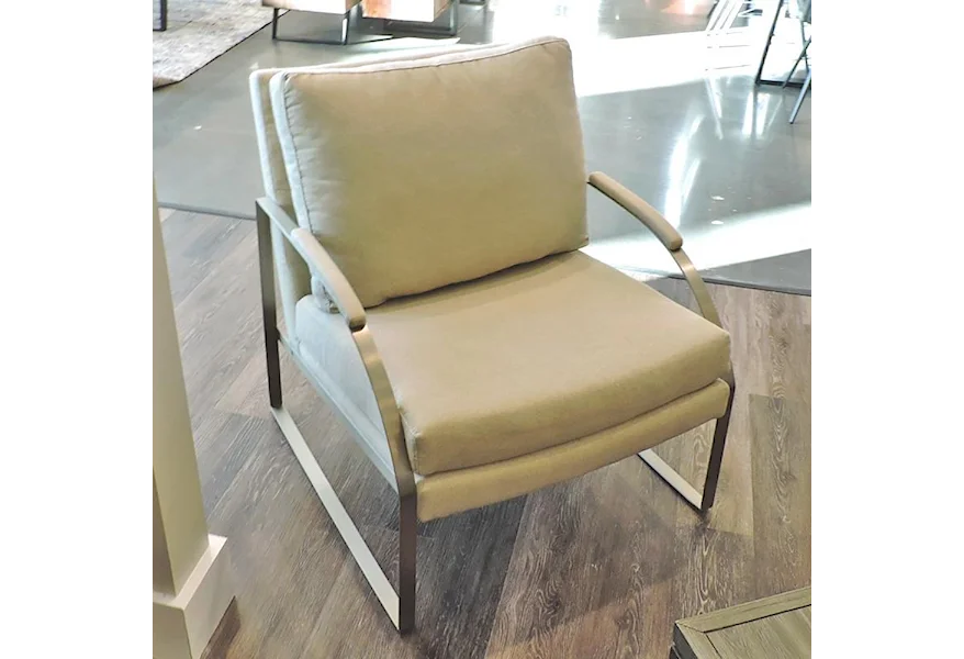Accent Chairs Metal Arm Chair by Metro Collection at Belfort Furniture