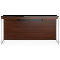 Console/Laptop Desk With Back Panel