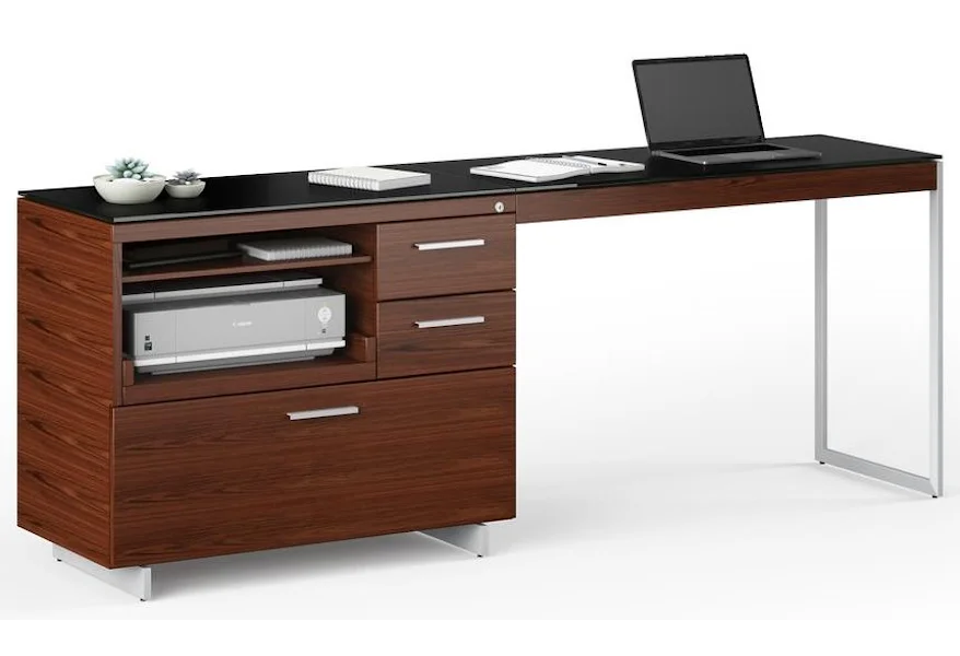 Sequel 20 Multifunction Cabinet With Desk Return by BDI at Belfort Furniture