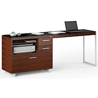 Multifunction Cabinet With Desk Return