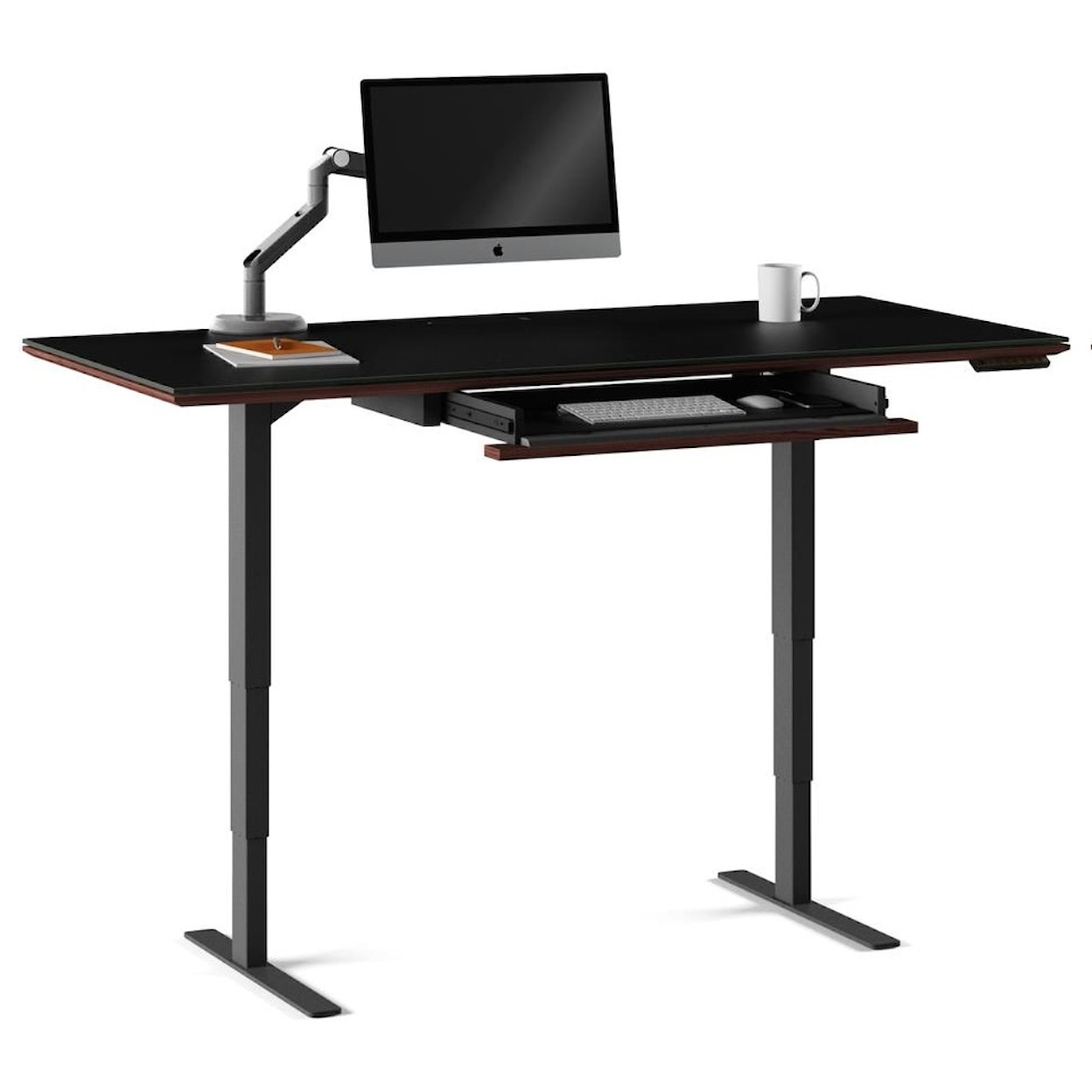 BDI Sequel 20 Lift Standing Desk With Keyboard Storage