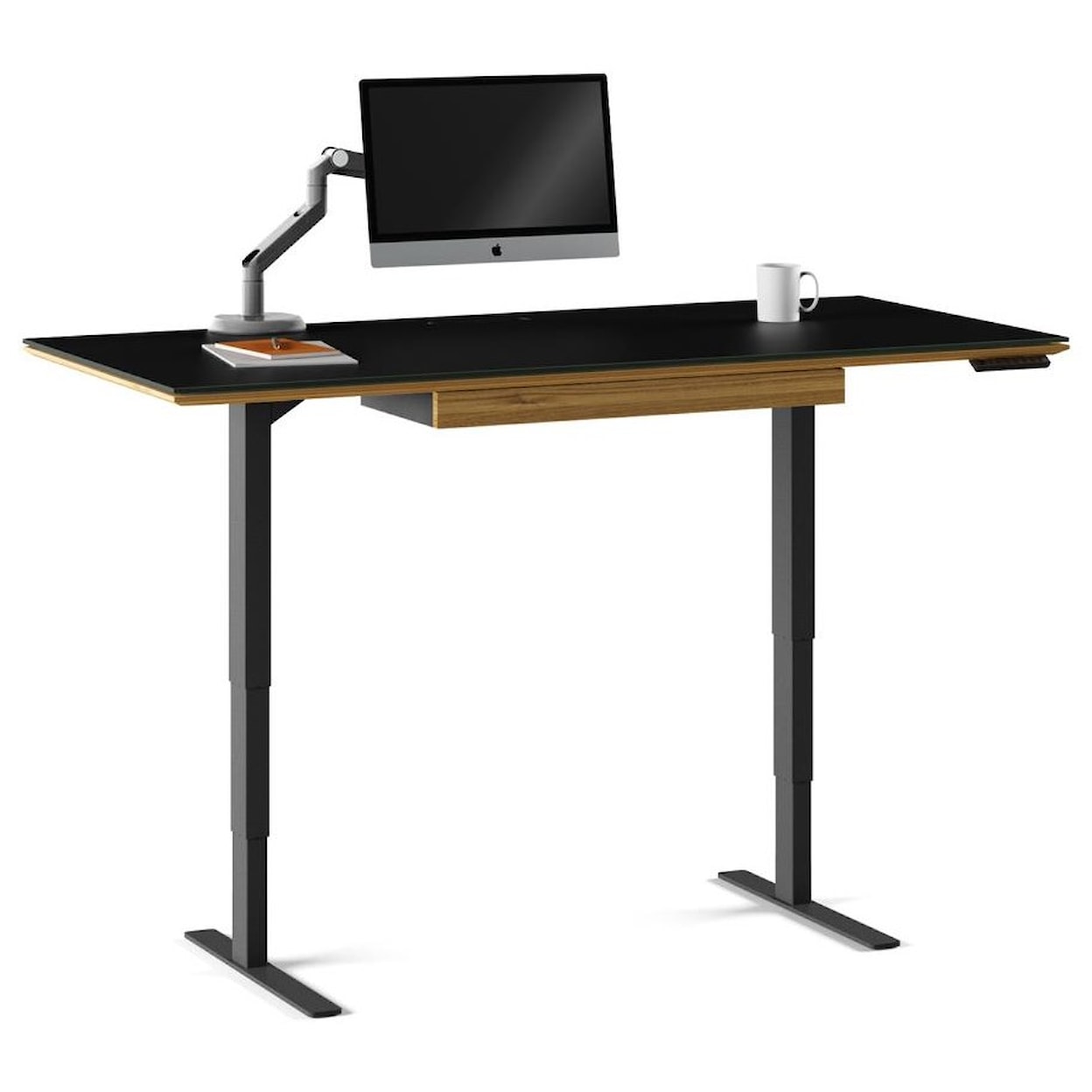 BDI Sequel 20 Lift Standing Desk With Keyboard Storage