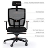 BDI Task Chairs Fabric Task Chair 