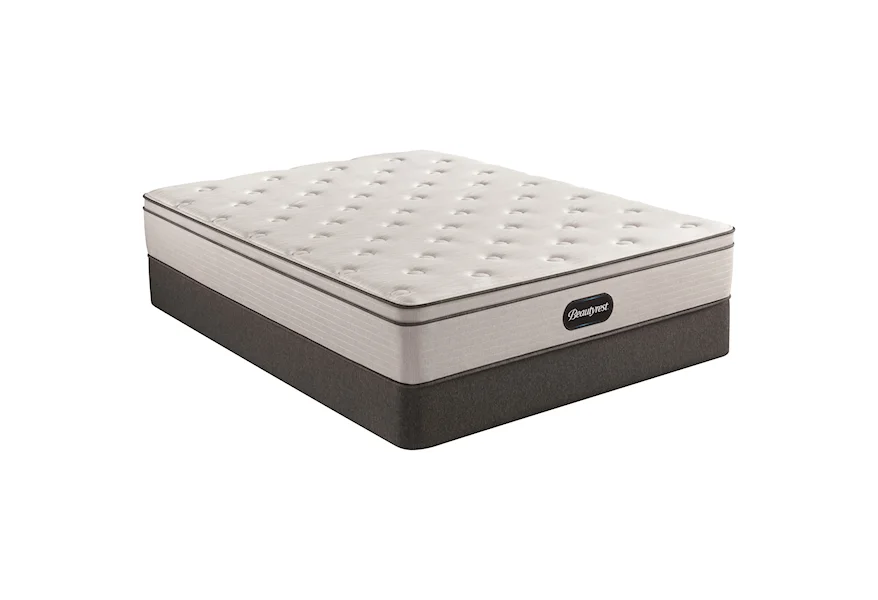 BR800 Plush ET Twin XL 12" Pocketed Coil Mattress Set by Beautyrest at Pilgrim Furniture City